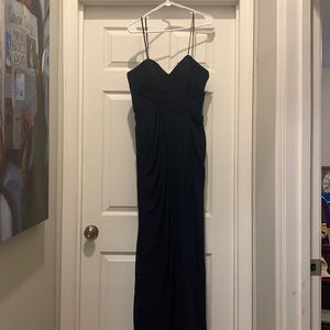Watters Bridesmaid Dress Style 8541 | Size 10 | Navy | Great Condition